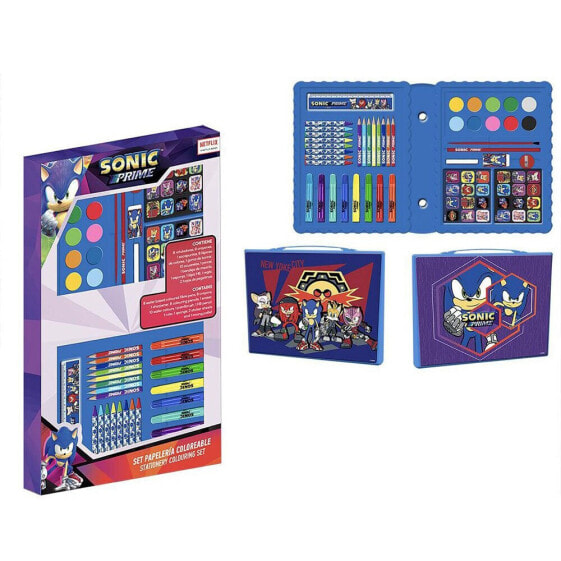 CERDA GROUP Sonic Prime Coloreable Stationery Set Box