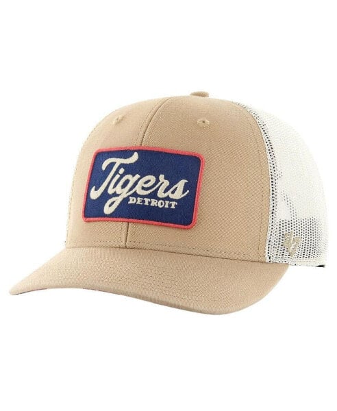 Men's Khaki Detroit Tigers Glory Daze Trucker Adjustable Hat