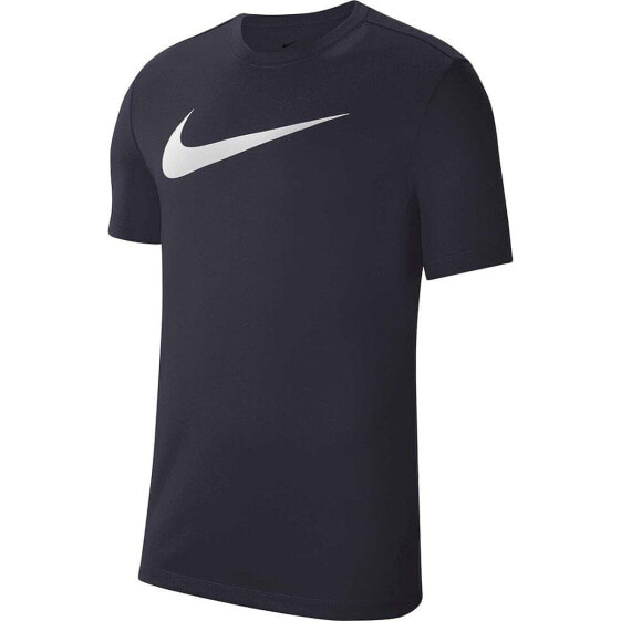 Тёмно-синяя детская футболка с коротким рукавом Nike DF PARL20 SS TEE CW6941 451