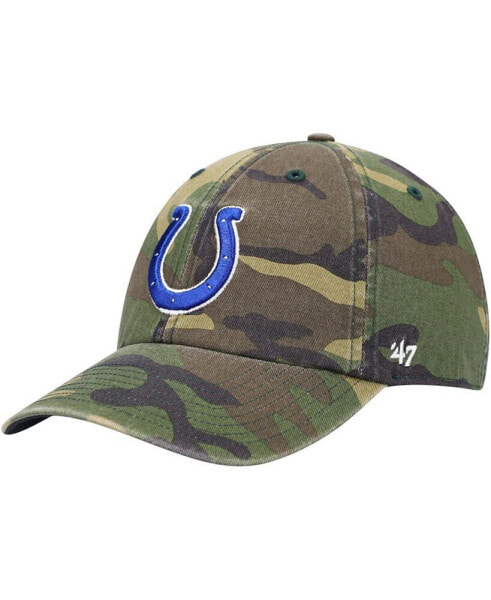 Men's Indianapolis Colts Woodland Clean Up Adjustable Cap