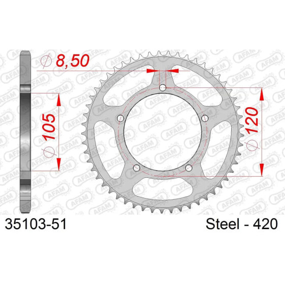 AFAM 35103 rear sprocket