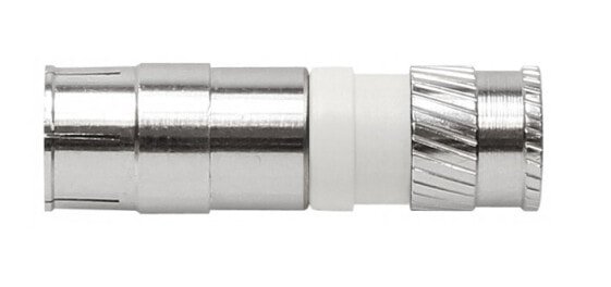 axing CKK00751 - BNC - IEC - Female - Stainless steel - White - 50 pc(s)