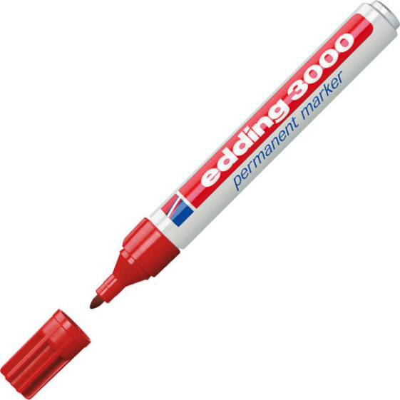 EDDING 3000 - Red - Red - White - Plastic - 3 mm - 10 pc(s)