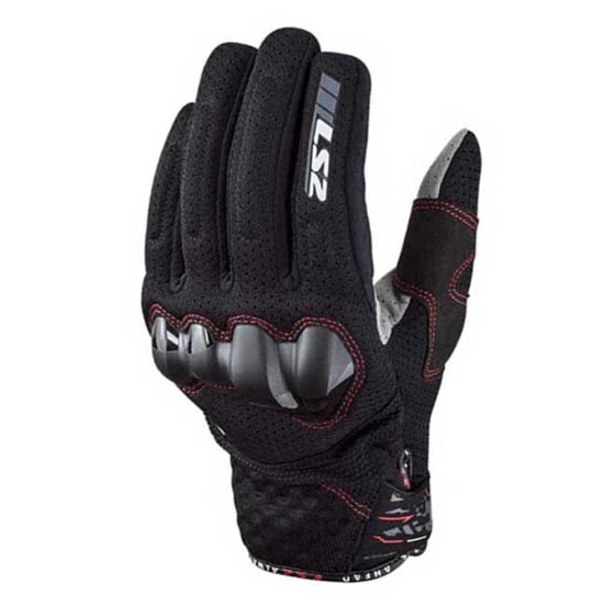 LS2 Textil Chaki gloves