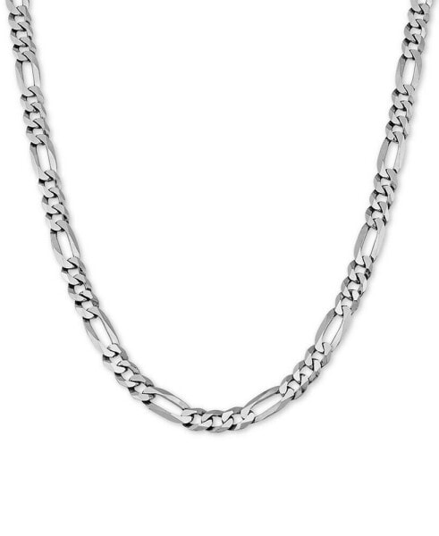 Figaro Link 22" Chain Necklace in 18k Gold-Plated Sterling Silver or Sterling Silver