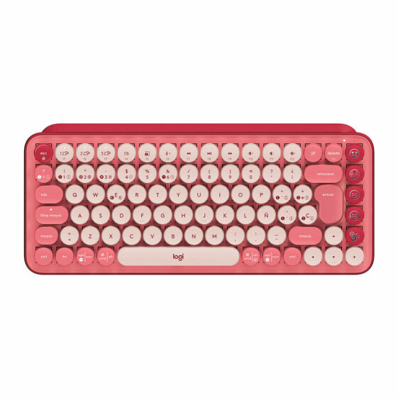 Беспроводная клавиатура Logitech 920-010730 испанский Розовый Испанская Qwerty QWERTY