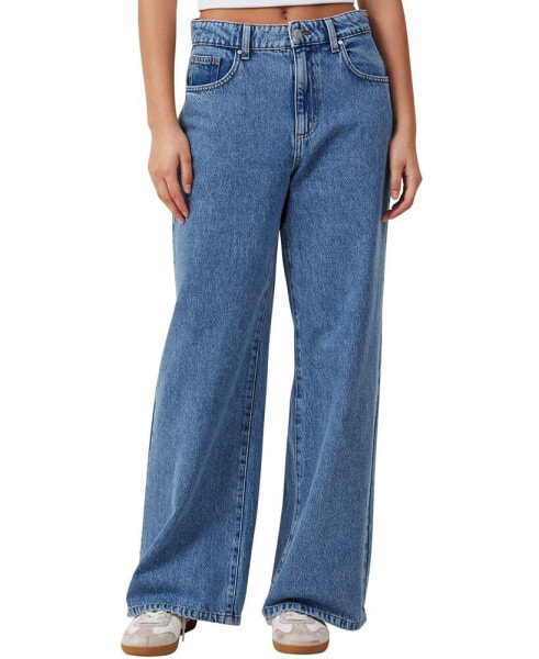 Джинсы широкого покроя Cotton On женские Relaxed Wide Leg Jeans