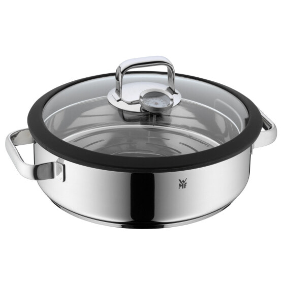 WMF Vitalis 17.4301.6040 - 5 L - Stainless steel - Round - Ceramic - Gas - Induction - Stainless steel - Glass