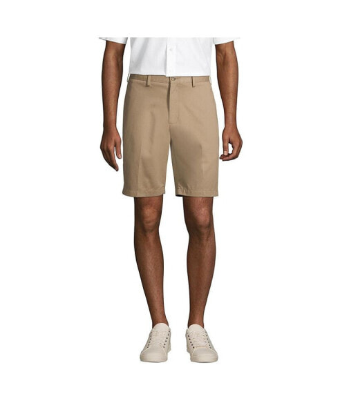 Men's Big & Tall Traditional Fit 9 Inch No Iron Chino Shorts