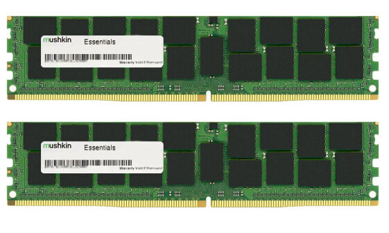 Mushkin Essentials 16GB DDR4 - 16 GB - 2 x 8 GB - DDR4 - 2133 MHz - 288-pin DIMM - Black,Green