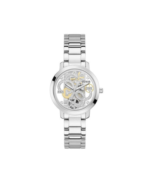 Часы Guess Silver Tone Stainless Steel Watch 36mm