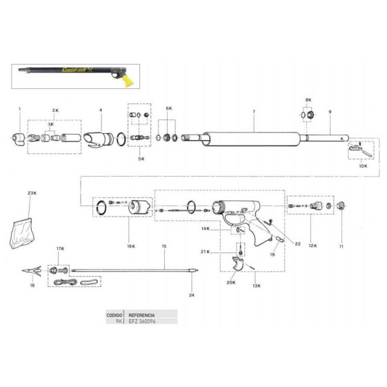 CRESSI Complete Rear Valve SL-SL/Star