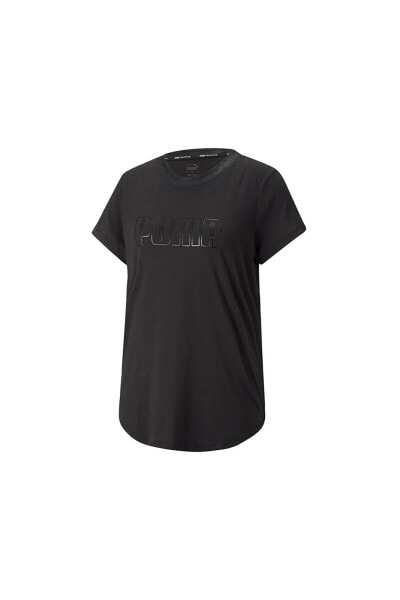 Футболка женская для бега Puma Safari Glam Ss Tee 52225201 Черная