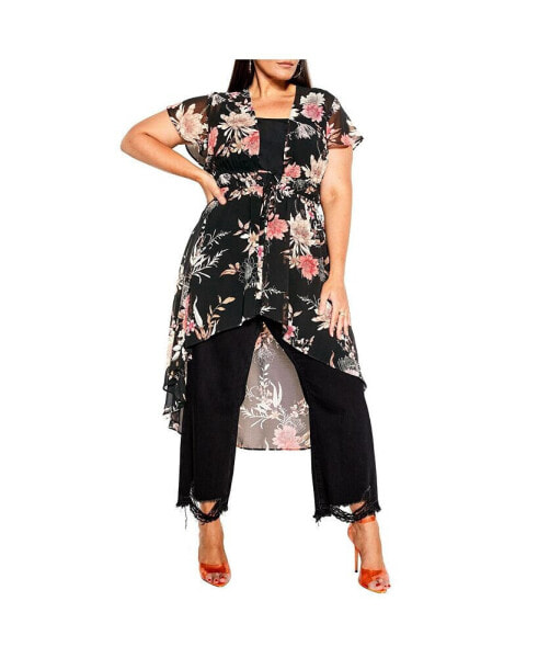 Plus Size Natasha Print Jacket