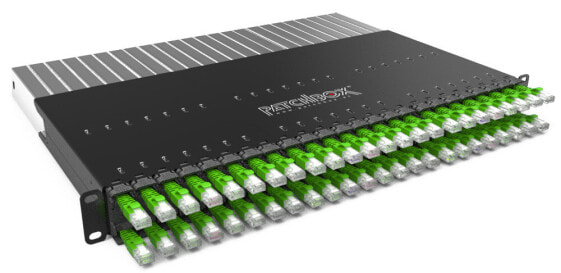 PATCHBOX Plus 365 STP - 10 Gigabit Ethernet - 10000 Mbit/s - RJ-45 - Gold - U/UTP (UTP) - Black