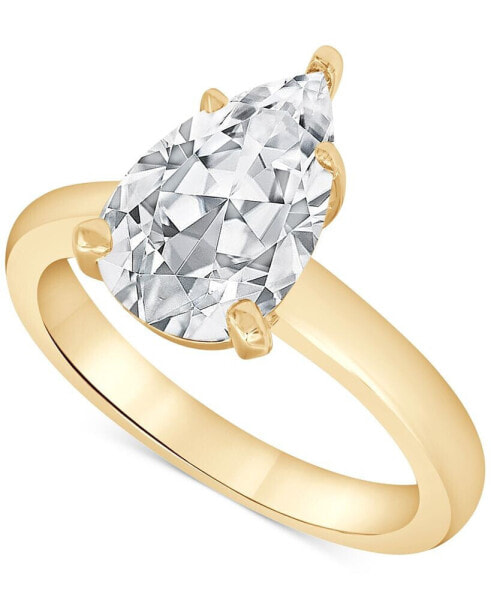 Certified Lab Grown Diamond Pear Solitaire Engagement Ring (5 ct. t.w.) in 14k Gold