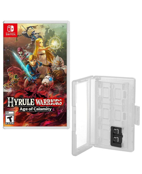 Switch Hyrule Warriors: Age of Calamity Game w/ Game Caddy