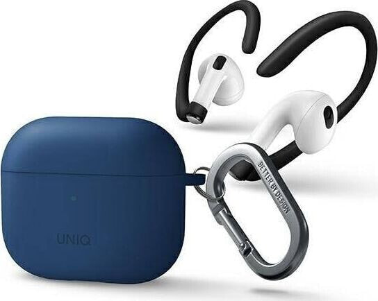 Uniq Etui ochronne Nexo do Apple AirPods 3 niebieskie