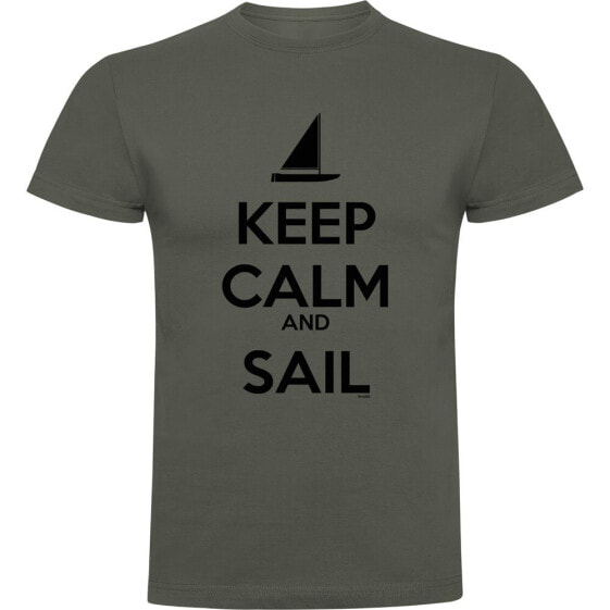 KRUSKIS Keep Calm And Sail short sleeve T-shirt