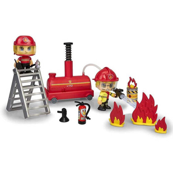 FAMOSA Pinypon Action Bomba De Agua Y 2 Bomberos Figure