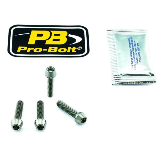 PRO BOLT TIFAPINCH280 Front Titanium Axle Pinch Bolt Kit