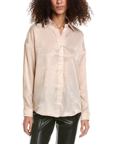 Sadie & Sage Sparkle Top Women's Brown Xs