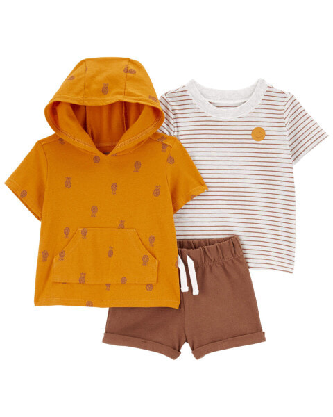 Baby 3-Piece Little Short Set 12M