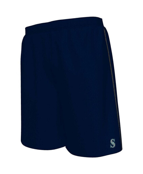 Men's Navy Seattle Mariners Big and Tall Mesh Shorts