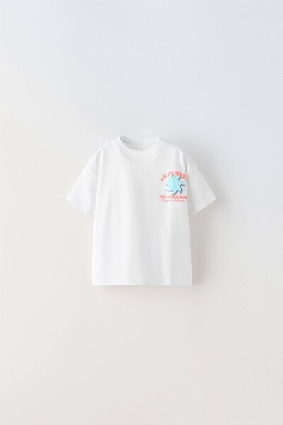 Raised print t-shirt