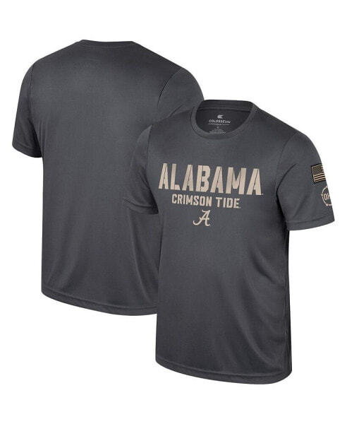 Men's Charcoal Alabama Crimson Tide OHT Military-Inspired Appreciation T-shirt