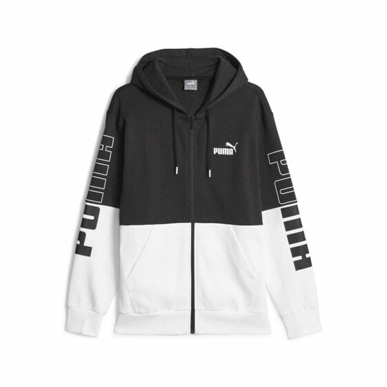 Men’s Hoodie Puma Power Colorblock Black