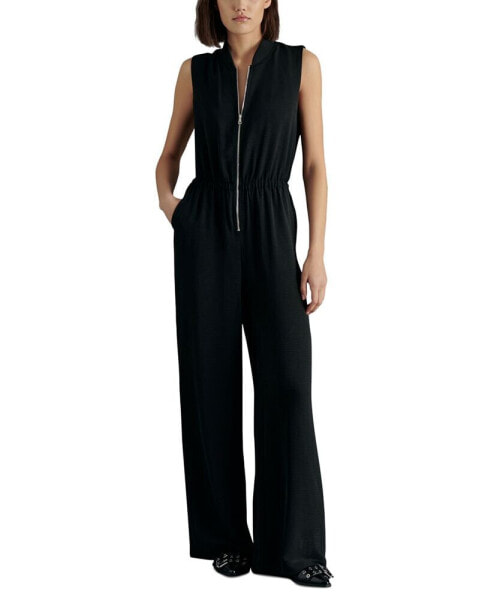 Women's Saffron Sleeveless Zip-Front Jumpsuit