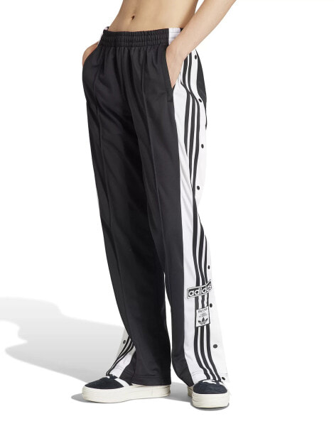 adidas Originals adibreak popper pants in black