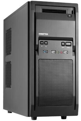 Черный корпус Chieftec LF-02B-OP - Midi Tower - PC - ATX - micro ATX - Для дома/офиса - Снизу