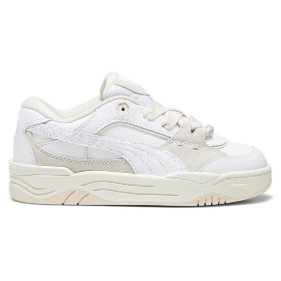 Puma 180 Lace Up Sportstyle Womens Off White, White Sneakers Casual Shoes 39638