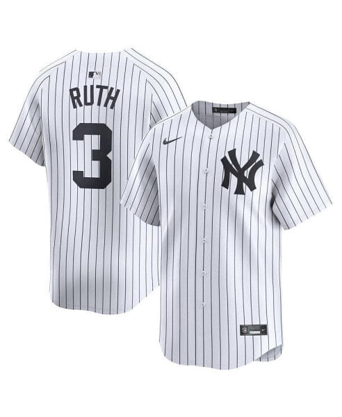 Men's Babe Ruth White New York Yankees Home Limited Player Jersey