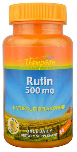Thompson Rutin  Биофлавоноид рутин 500 мг 60 таблеток