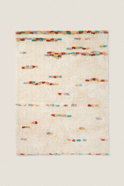 Children’s rectangular rug with colourful details