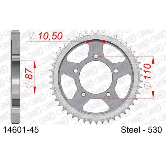 AFAM 14601 rear sprocket