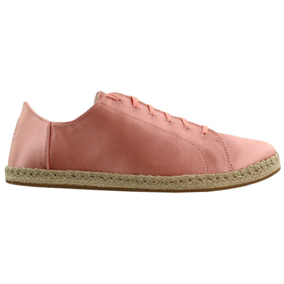TOMS Lena Lace Up Womens Pink Sneakers Casual Shoes 10012423