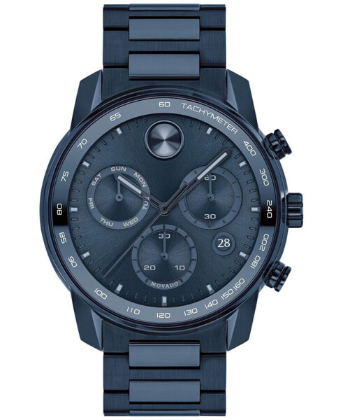 Часы Movado Bold Verso Chronograph Blue - 44mm