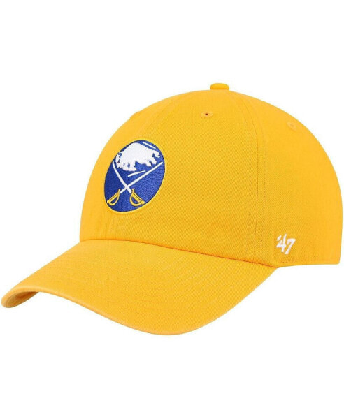 Men's Gold Buffalo Sabres Clean Up Adjustable Hat