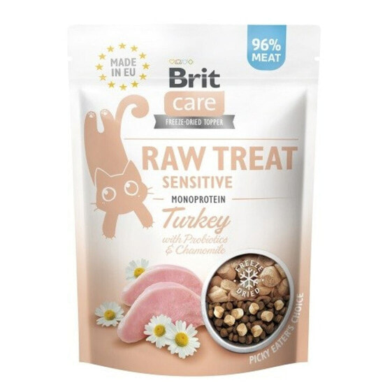 Лакомство для кошек Brit Care Raw Treat Sensitive Индейка 40 г