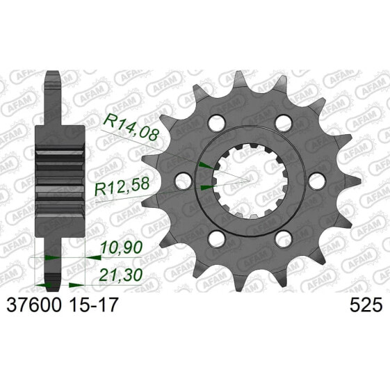 AFAM 37600 And Rubber front sprocket