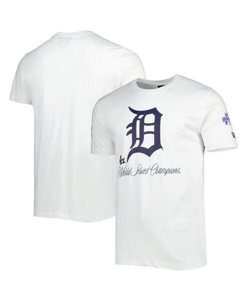 Men's White Detroit Tigers Historical Championship T-shirt