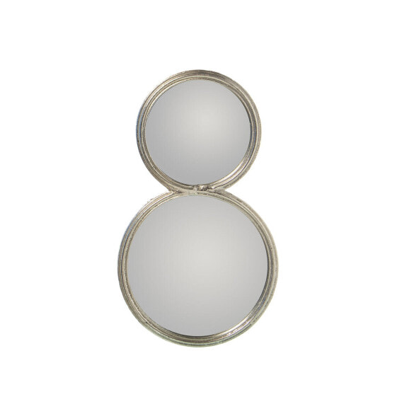 Wall mirror Alexandra House Living Silver Metal Circles 2 x 24 x 41 cm