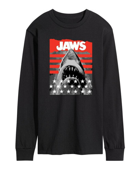 Men's Jaws Patriotic Long Sleeve T-shirt