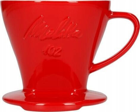 Melitta Melitta porcelanowy dripper do kawy 102 - Czerwony