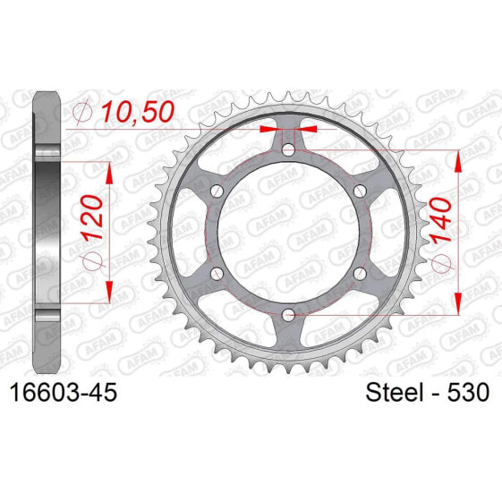 AFAM 16603 rear sprocket