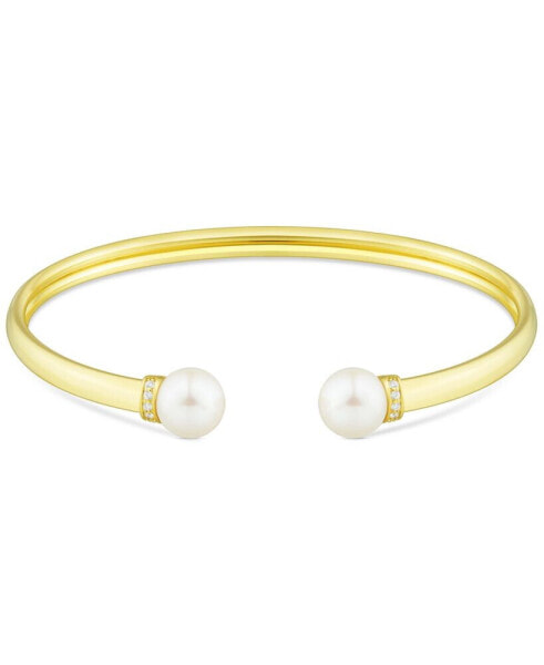 Браслет Honora Pearl & Diamond Cuff Bangle